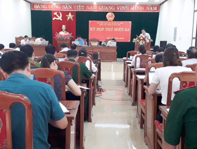 Kỳ họp thứ mười ba (khóa XIX) HĐND huyện Lộc Bình nhiệm kỳ 2016-2021
