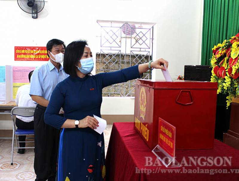 Công bố kết quả bầu cử trên địa bàn tỉnh