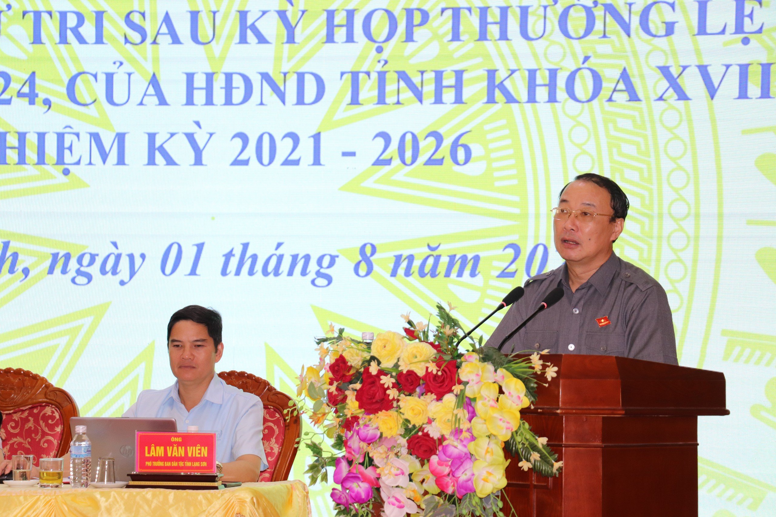 Tổ đại biểu huyện Lộc Bình tiếp xúc cử tri  sau kỳ họp thường lệ giữa năm 2024