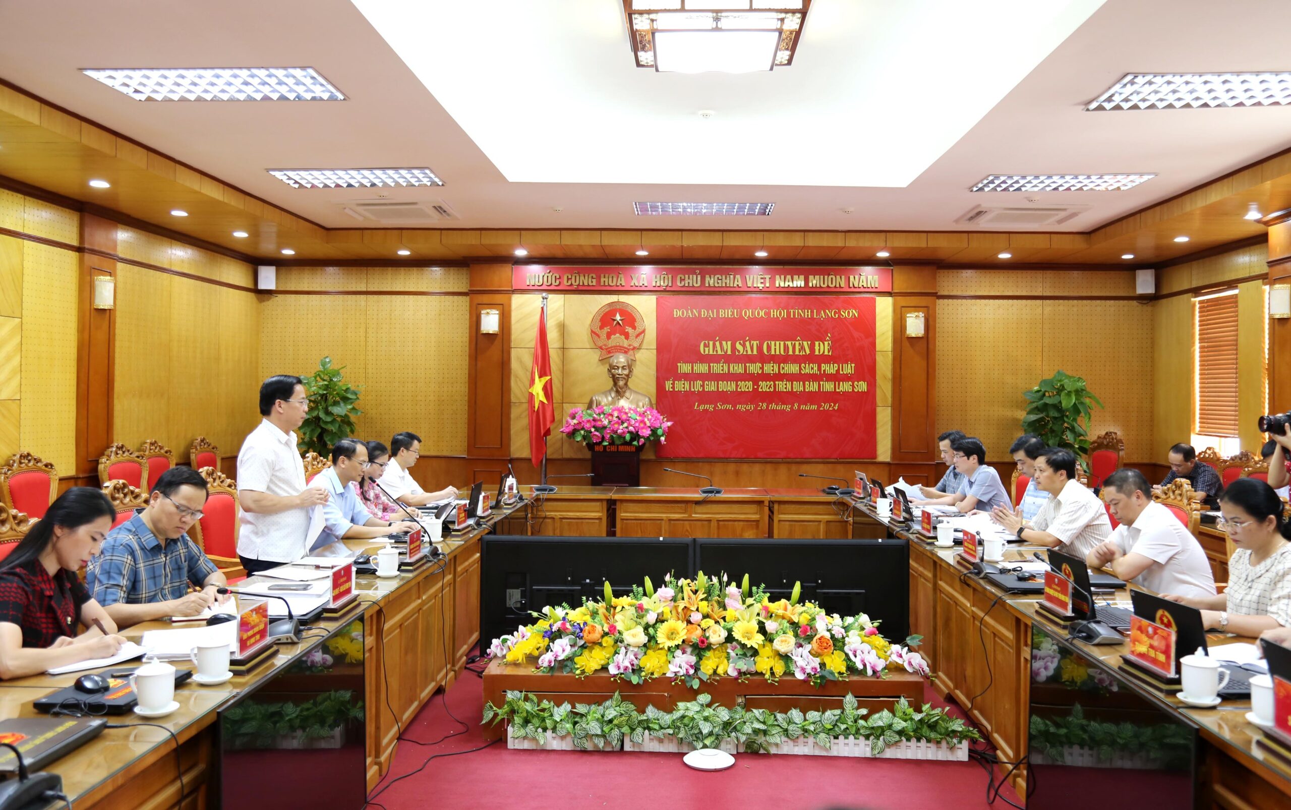 Đoàn Đại biểu Quốc hội tỉnh giám sát chuyên đề Tình hình thực hiện chính sách, pháp luật về điện lực  giai đoạn 2020-2023 trên địa bàn tỉnh Lạng Sơn