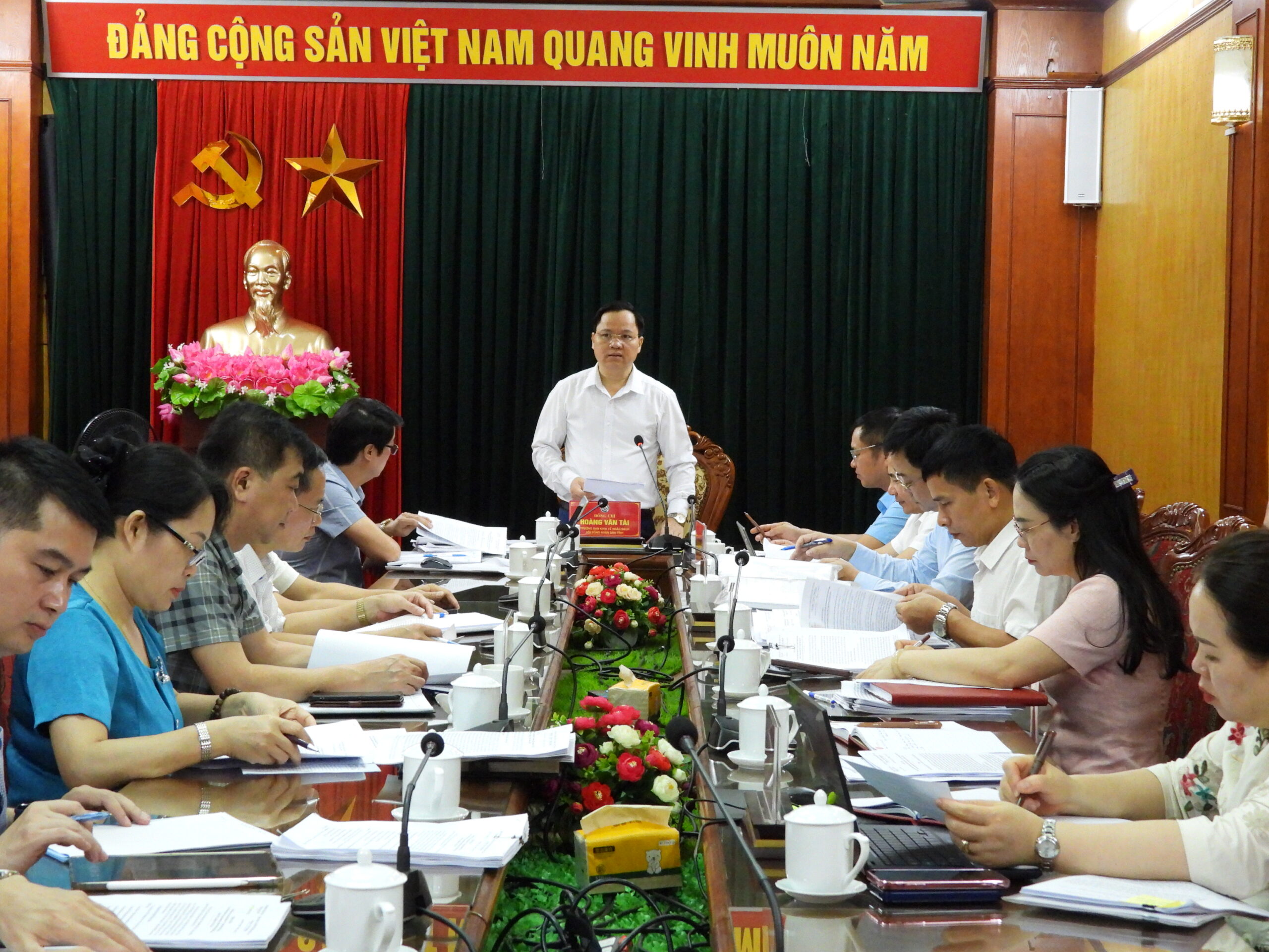 Ban Kinh tế - ngân sách HĐND tỉnh họp thẩm tra các nội dung trình kỳ họp thứ 39 (kỳ họp thường lệ giữa năm 2025) của HĐND tỉnh khóa XVII