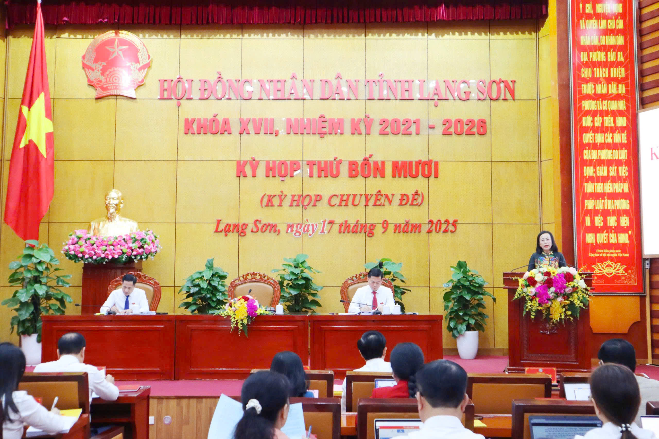 HĐND tỉnh tổ chức kỳ họp thứ thứ bốn mươi