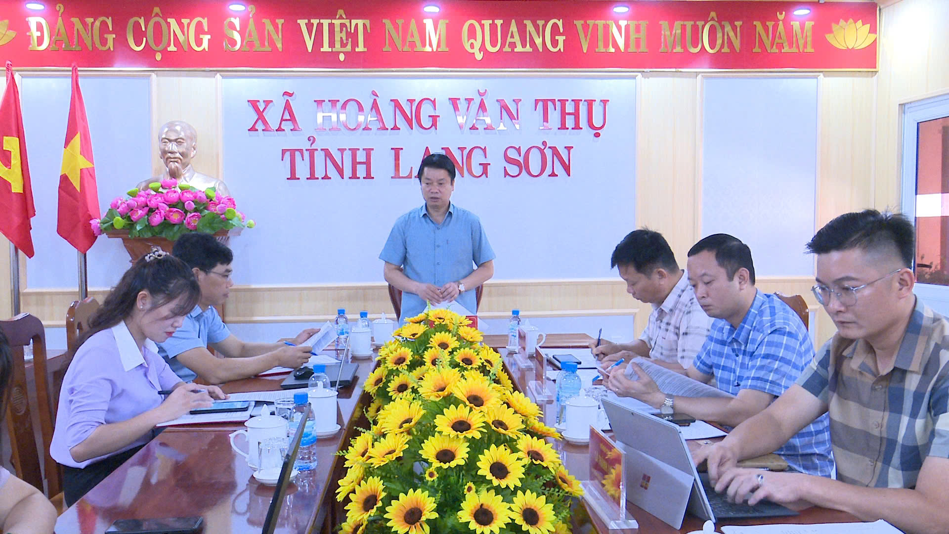 Hội đồng nhân dân xã Hoàng Văn Thụ: Tổ chức Hội nghị liên tịch chuẩn bị kỳ họp thường lệ giữa năm 2026