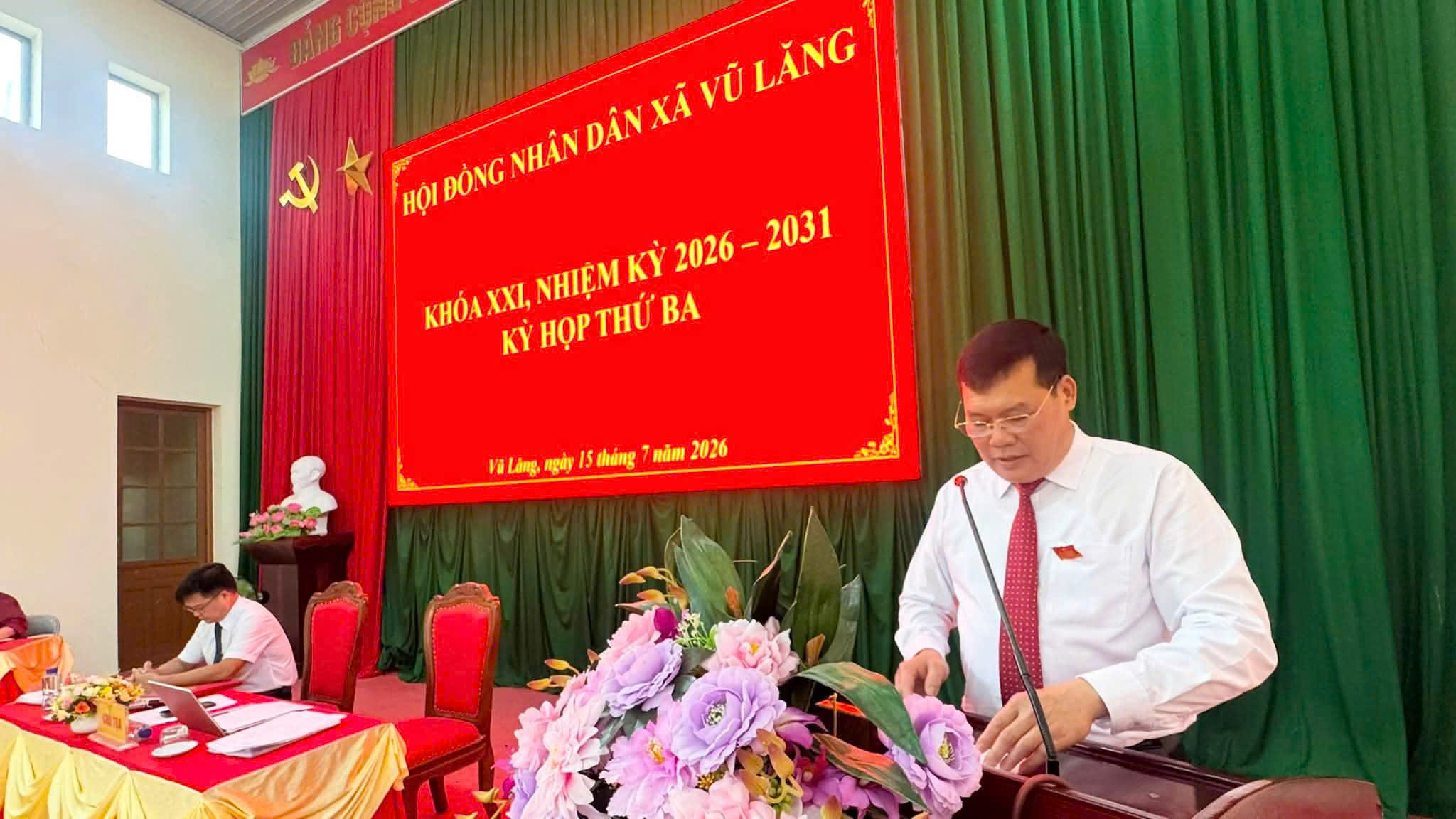 HĐND xã Vũ Lăng khóa XXI tổ chức kỳ họp thường lệ giữa năm 2026