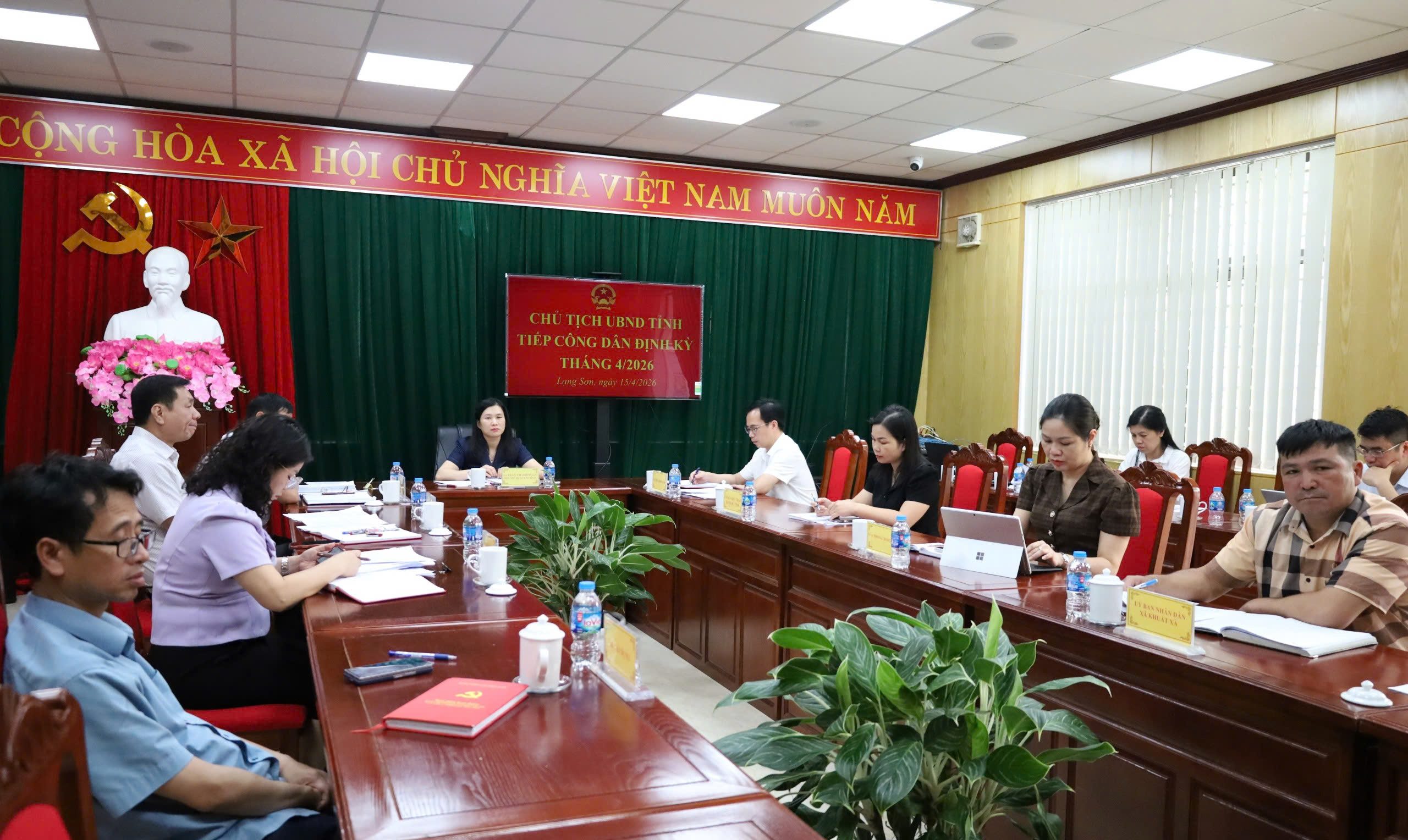 Tiếp công dân định kỳ của Chủ tịch UBND tỉnh tháng 4/2026