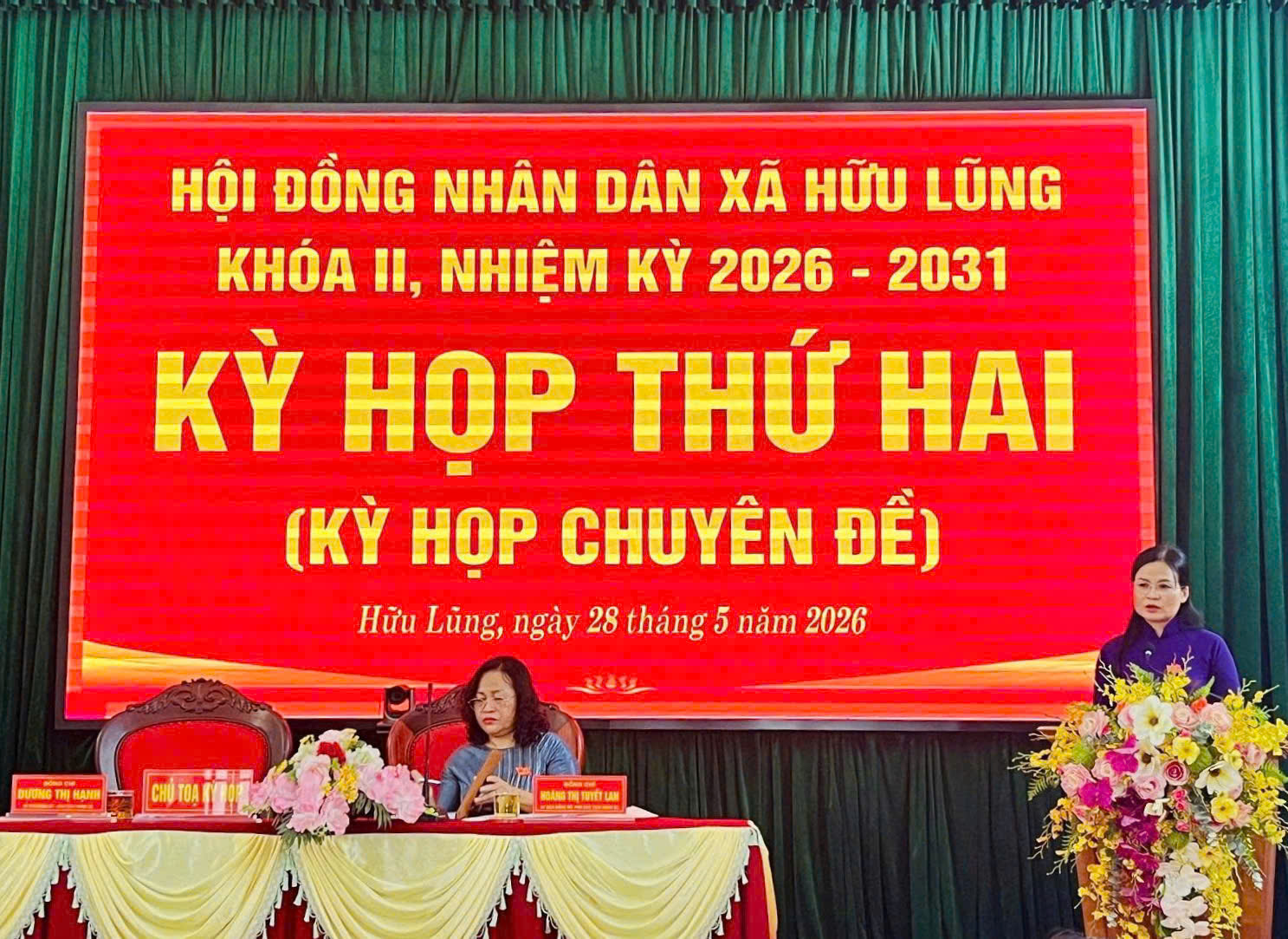 HĐND xã Hữu Lũng tổ chức kỳ họp thứ Hai - Kỳ họp chuyên đề