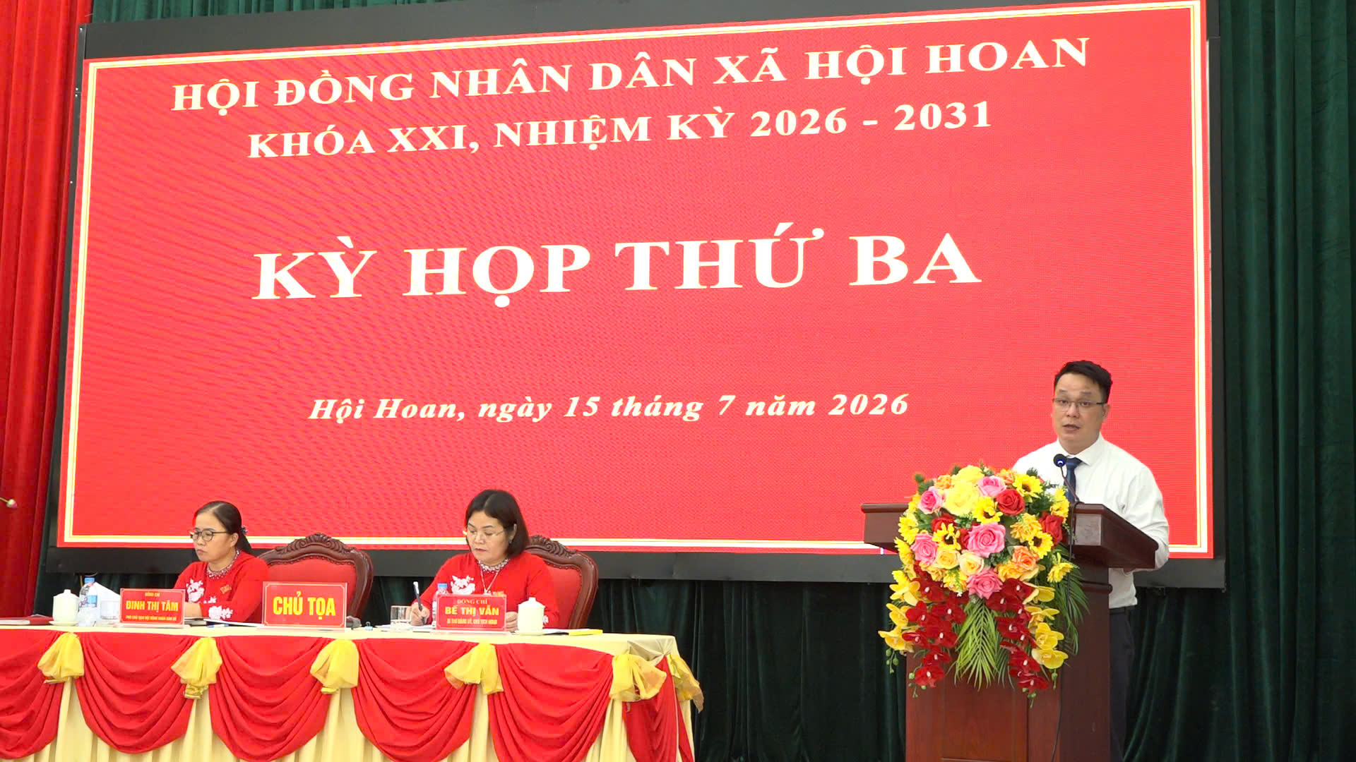 HĐND xã Hội Hoan tổ chức Kỳ họp thứ Ba (kỳ họp thường lệ giữa năm 2026) khóa XXI, nhiệm kỳ 2026 – 2031