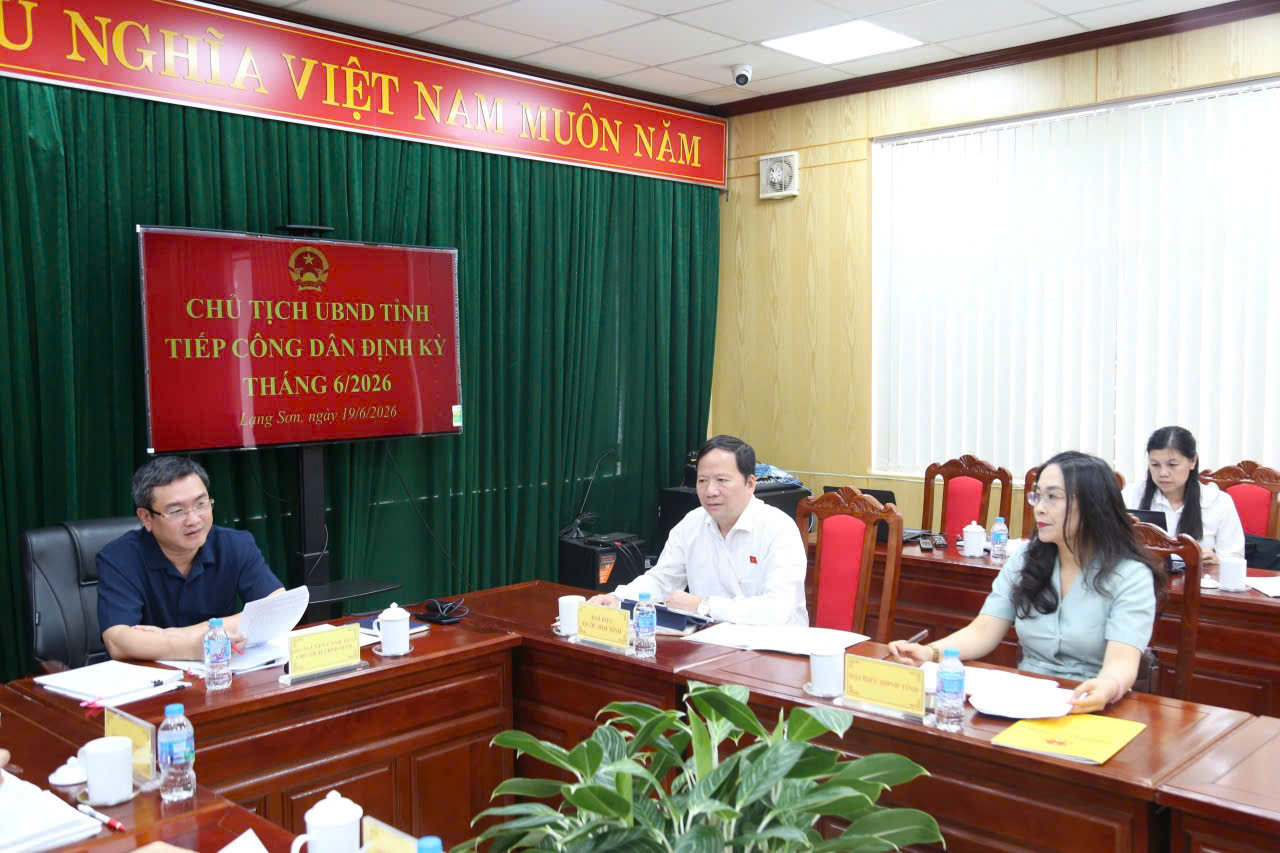 Tiếp công dân định kỳ của Chủ tịch UBND tỉnh tháng 6/2026