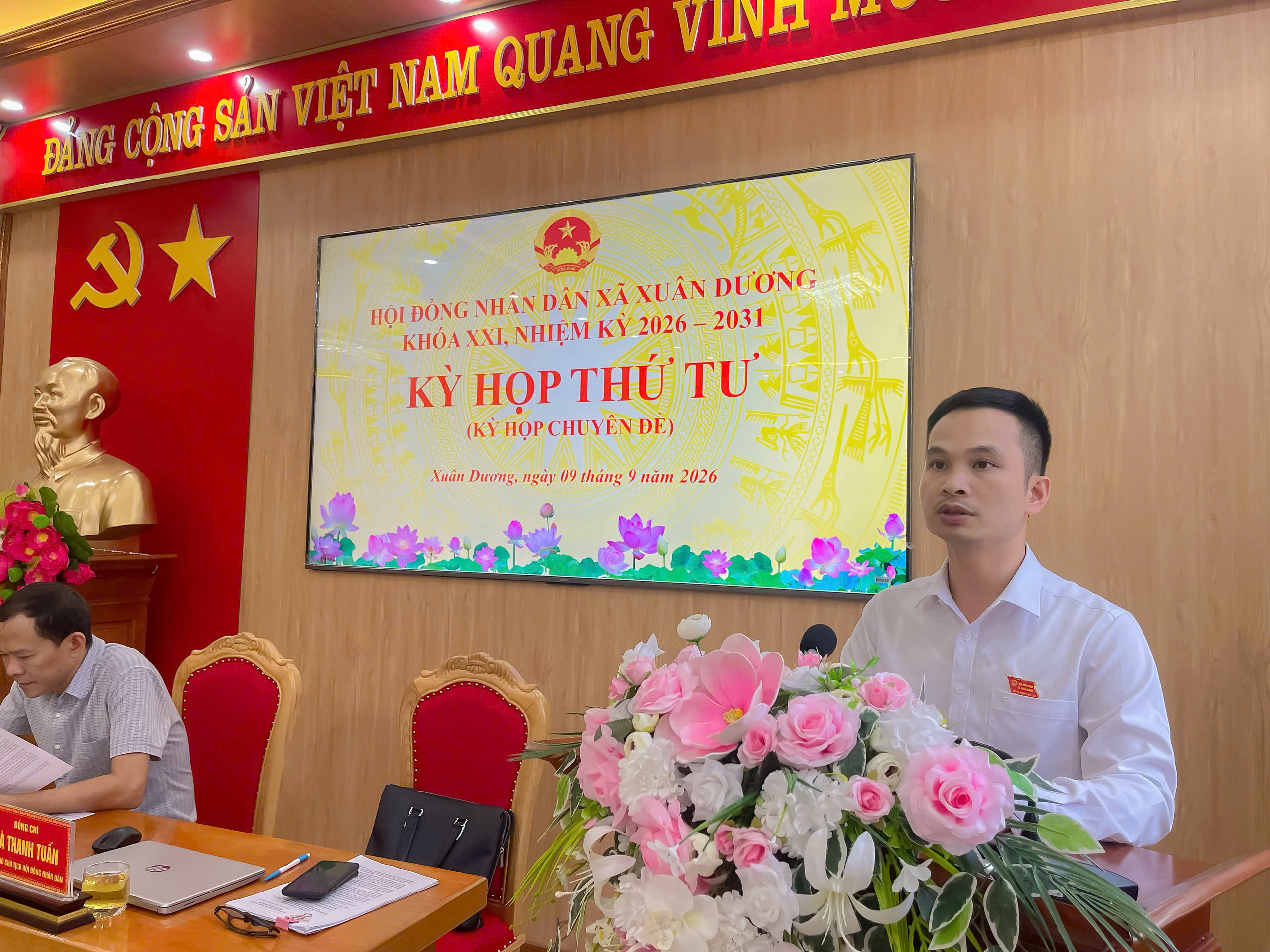 HĐND xã Xuân Dương tổ chức Kỳ họp thứ tư (kỳ họp chuyên đề)