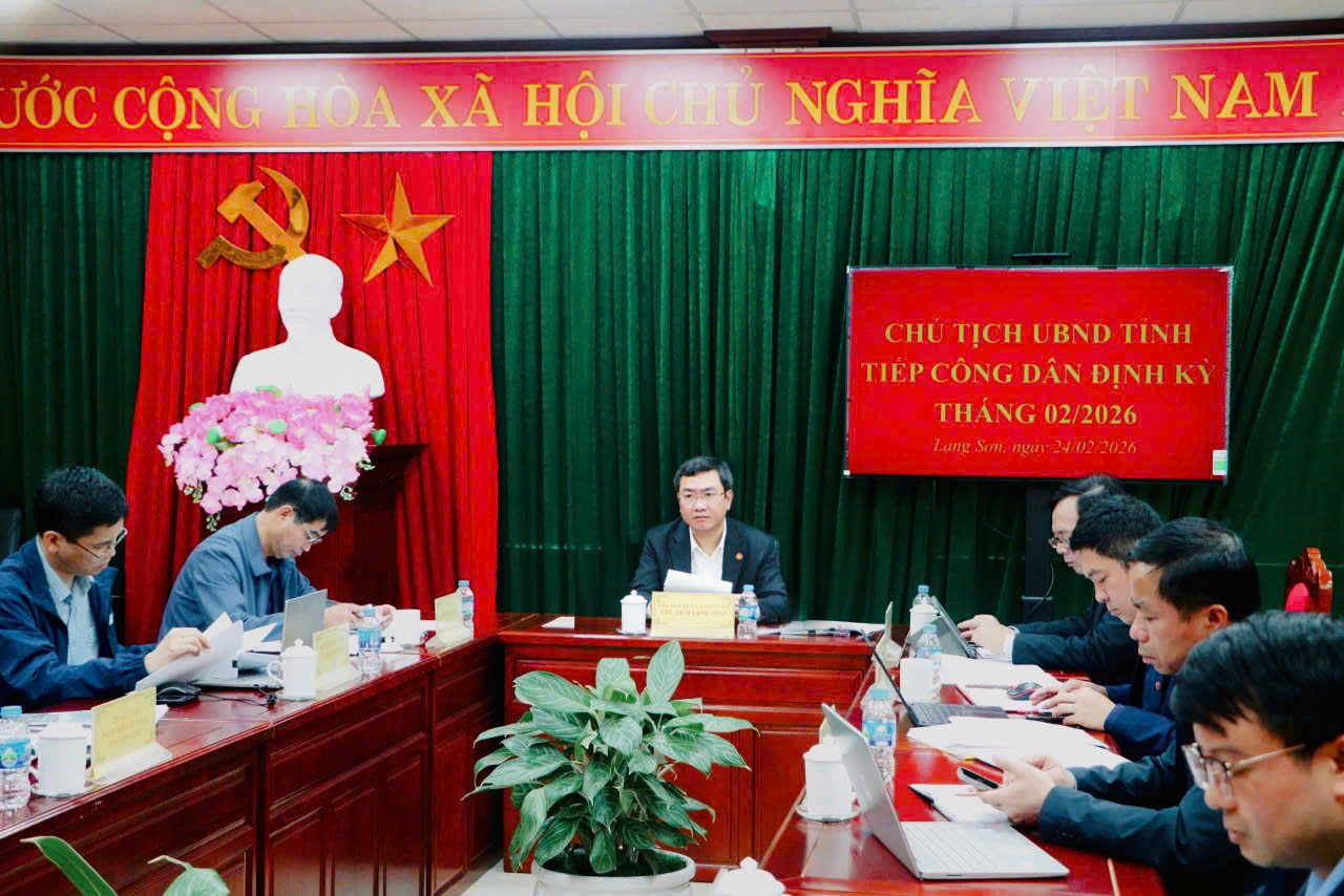 Tiếp công dân định kỳ của Chủ tịch UBND tỉnh  tháng 02/2026